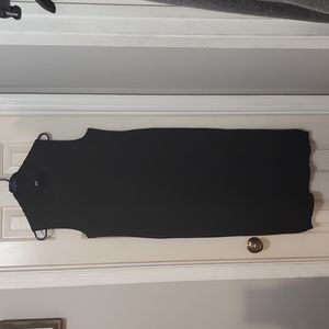 Black Peruvian Connection Sleeveless Maxi Dress